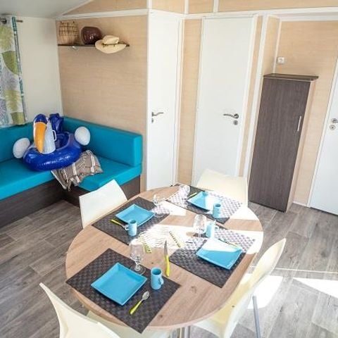 Mobilheim 4 Personen - Cottage Grand Confort Glenans 31m² - 2 Zimmer / Überdachte Holzterrasse