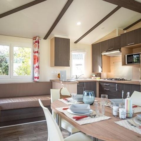 CASA MOBILE 4 persone - Cottage Grand Confort Maldive 32m² - 2 camere da letto / TERRAZZA COPERTA IN LEGNO