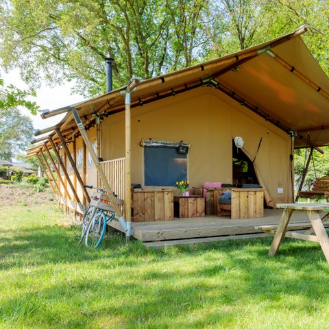 TIENDA DE LONA Y MADERA 4 personas - Safari nórdico Lodge Fjäll