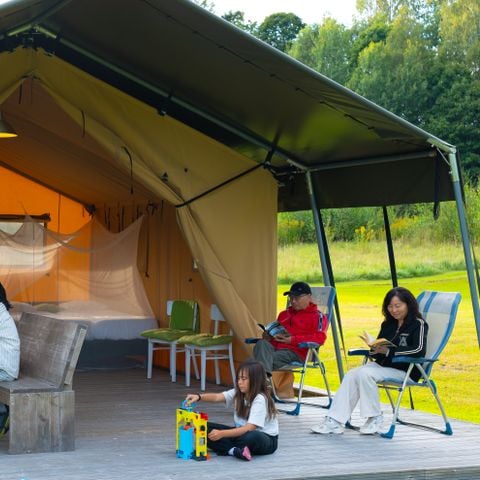 TENDA IN TELA E LEGNO 4 persone