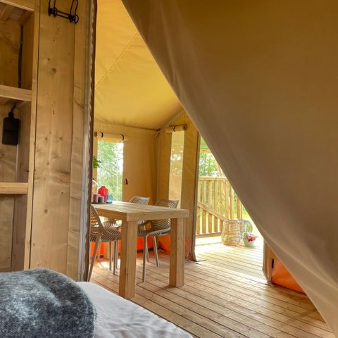TENDA IN TELA E LEGNO 5 persone