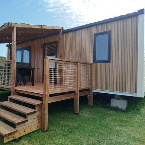 Mobile home 4 persons - Comfort mobile home - 2 bedrooms - semi-covered terrace