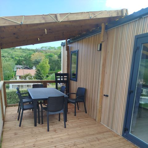 Mobile home 6 persons - Comfort mobile home - 3 bedrooms - semi-covered terrace