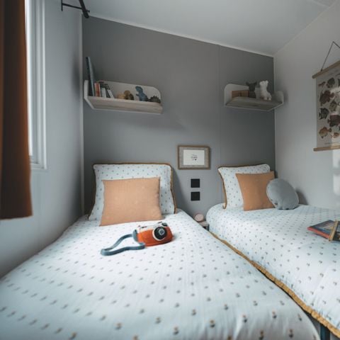 Mobilheim 6 Personen - Mobilheim Confort - 3 Zimmer - halbüberdachte Terrasse