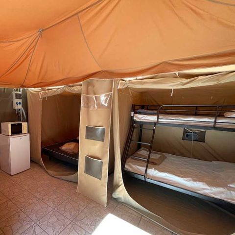 TENTE 5 personnes - Tente équipée - 2 chambres