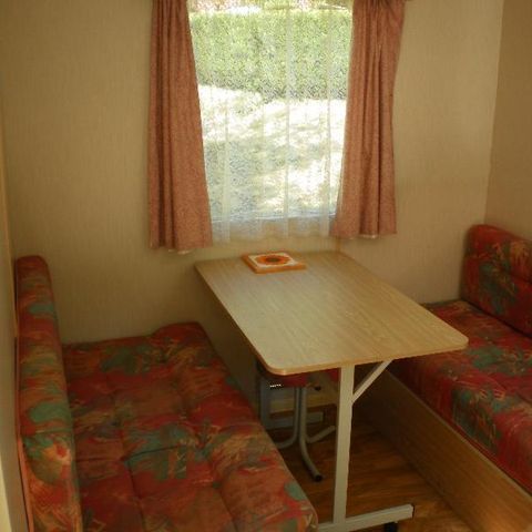 Mobilheim 4 personen - Tilleul Eco (2 Erwachsene + 2 Kinder) - 2 Zimmer ohne Sanitäranlagen + Terrasse 12.50m².