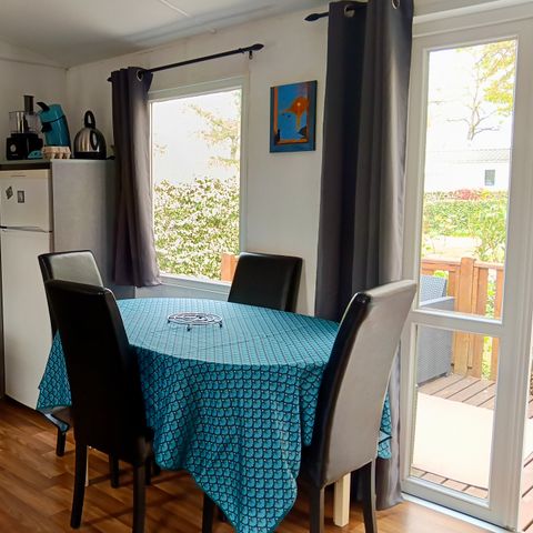 Mobilheim 6 Personen - Mobilheim LF 80 – 3 Schlafzimmer – 44 m² – Klimaanlage – Geschirrspüler – Waschmaschine – 6 Personen