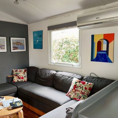 MOBILE HOME 6 people - LF 80 Mobile Home – 3 bedrooms – 44 m² – air conditioning – dishwasher – washing machine – sleeps 6.
