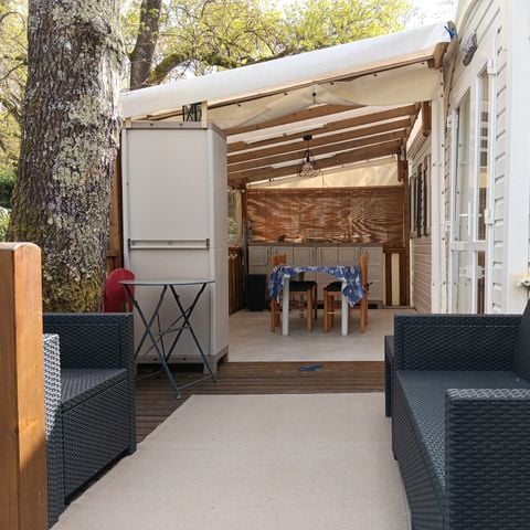 MOBILE HOME 6 people - LF 80 Mobile Home – 3 bedrooms – 44 m² – air conditioning – dishwasher – washing machine – sleeps 6.
