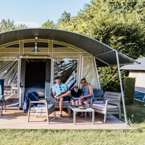 TENTE TOILE ET BOIS 4 personnes - Strandheem Glamping tent