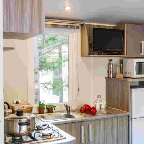 Mobilheim 6 Personen - Mobilheim „Loggia“ – 2 Schlafzimmer 