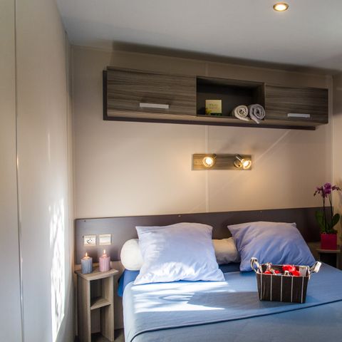 Mobilheim 6 Personen - Mobilheim „Loggia“ – 2 Schlafzimmer 