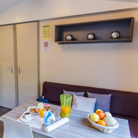 Mobilheim 6 Personen - Mobilheim „Loggia“ – 2 Schlafzimmer 