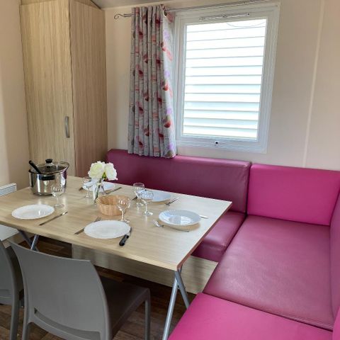 Stacaravan 6 personen - 3 slaapkamers - Overdekt terras