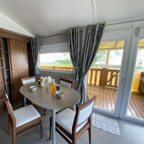 Mobile home 4 persons - 2 bedrooms - covered terrace - Prestige