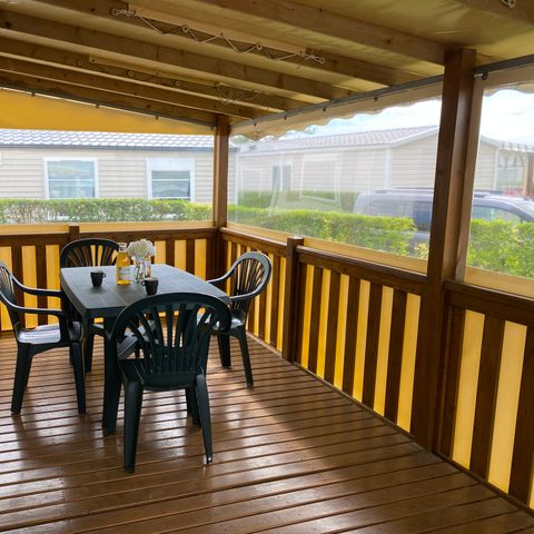 Mobile home 4 persons - 2 bedrooms - covered terrace - Prestige