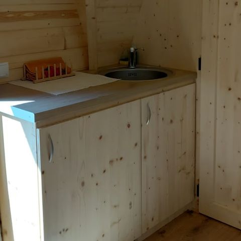 Accommodatie 3 personen - Hobbit-bungalow