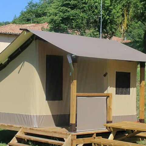 CANVAS AND WOOD TENT 2 people - Safari Glamping
