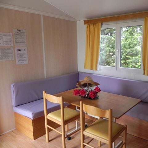Stacaravan 4 personen - Eco-Comfort stacaravan - 28 m² - 2 slaapkamers - Aankomst op zaterdag in juli en augustus