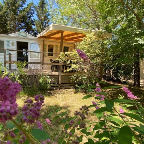 BUNGALOW 4 personnes - Mobil-home Eco - Confort 28m² 2 chambres - Arrivée le Samedi en Juillet et Août
