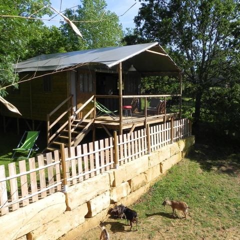 AUßERGEWÖHNLICHE UNTERKUNFT 5 Personen - Baumhaus-Lodge, 39 m², 2 Schlafzimmer – Anreise samstags im Juli und August