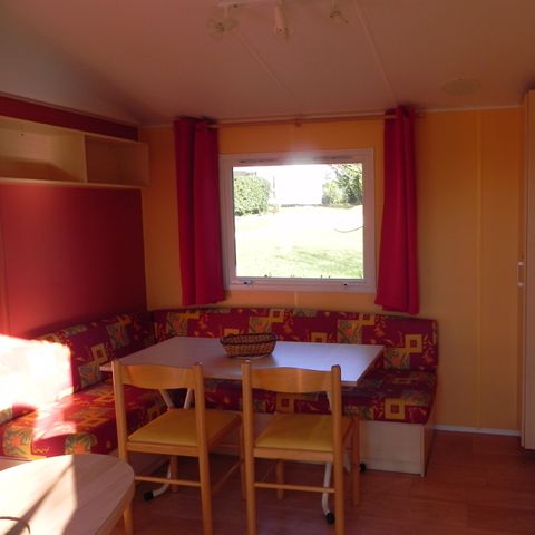 BUNGALOW 5 personnes - Mobil-home Grand Confort Lilas 28m² 2 chambres - Arrivée le Dimanche en Juillet et Août