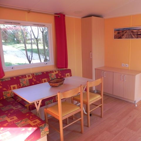 Stacaravan 5 personen - Stacaravan Grand Confort Lilas 28 m² 2 slaapkamers - Aankomst op zondag in juli en augustus