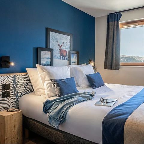Appartement 6 personen - 3 kamers, 6 personen. COMFORT Uitzicht op de bergen +