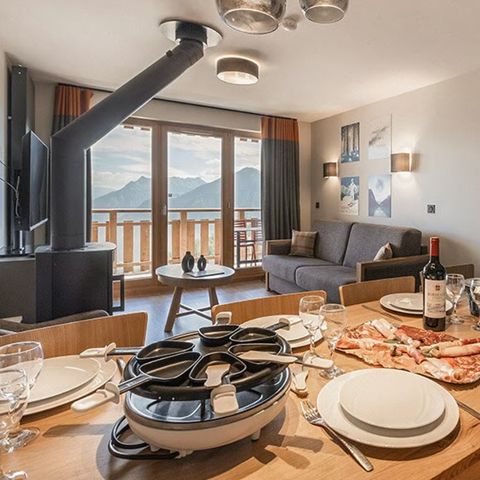 Apartement 8 Personen - 4 Zimmer, 8 Personen. Blick auf die Berge