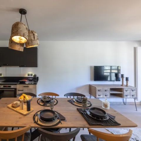 Wohnung 8 personen - 3-Zimmer-Wohnung mit Schlafkabinen für 6–8 Personen, mit Blick auf die Berge