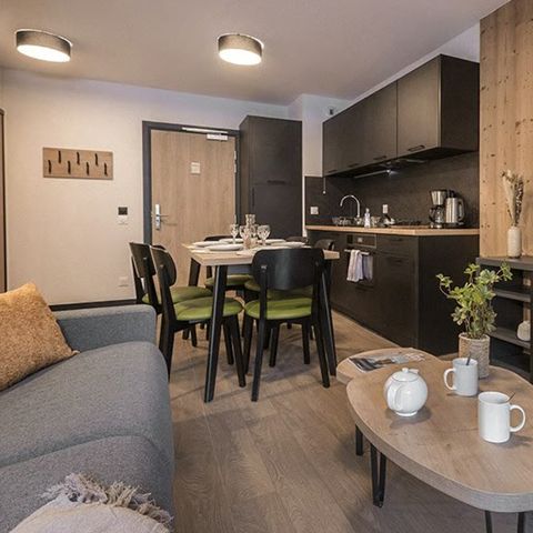 APPARTEMENT 6 personen - 3 kamers, 6 personen. GEZIN