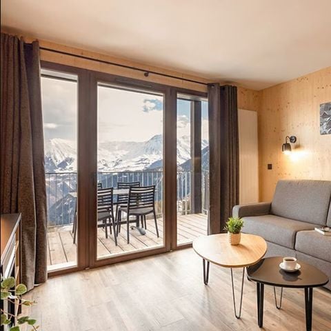 Apartement 6 Personen - 3 Zimmer, 6 Personen, KOMFORT, Blick auf die Berge