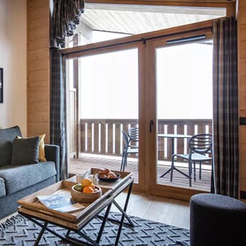 Wohnung 6 personen - 2-Zimmer-Wohnung mit Schlafkabine für 4–6 Personen, mit Bergblick