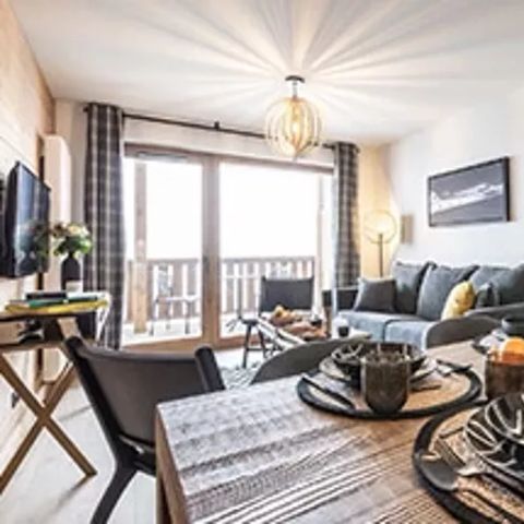 Wohnung 8 personen - 3-Zimmer-Wohnung mit Schlafkabinen für 6–8 Personen, mit Blick auf die Berge