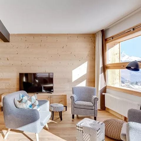 Chalet 10 persons - 5-ROOM HALF-CHALET FOR 10 PEOPLE WITH MOUNTAIN VIEWS
