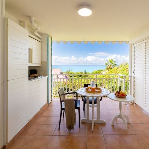 STUDIO 3 personnes - 3 personnes - Terrasse - Vue - Quartier premium - Climatisé