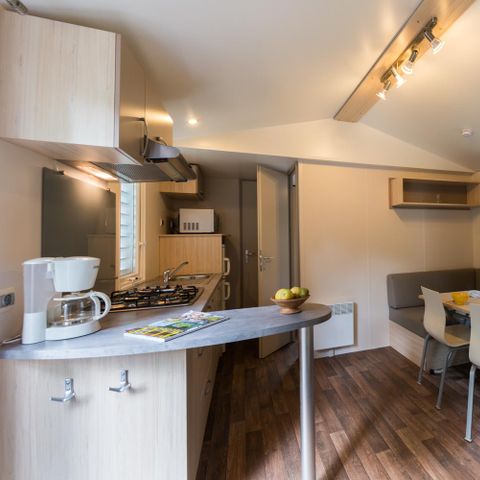 Stacaravan 4 personen - Sunêlia Confort Découverte 2 Slaapkamers