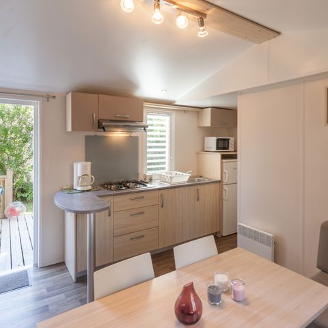 Stacaravan 4 personen - Sunêlia Confort Découverte 2 Slaapkamers