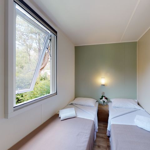 Stacaravan 4 personen - 2-slaapkamer ontsnapping