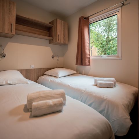 Mobile home 4 persons - Sunêlia Luxe Lodge 2 bedrooms 2 bathrooms - Bed linen provided