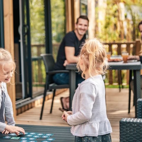 Mobilheim 4 Personen - Sunêlia Luxe Lodge 2 Zimmer 2 Bäder - Bettwäsche vorhanden