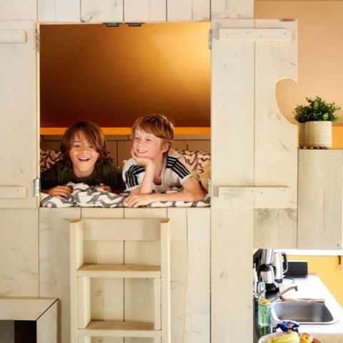 TENTE TOILE ET BOIS 9 personnes - Tente Safari 9 personnes - 4 chambres