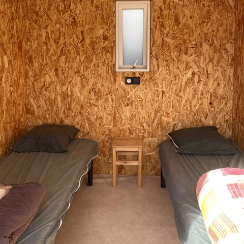 Stacaravan 2 personen - Mobil'Chambre zonder sanitair & keuken