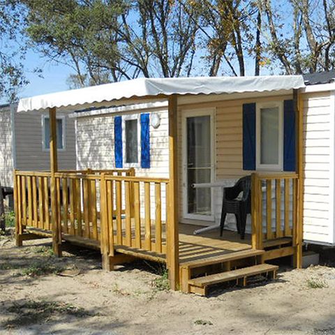 Stacaravan 6 personen - PRIMEO Front de Mer 27m² / 2 kamers - terras