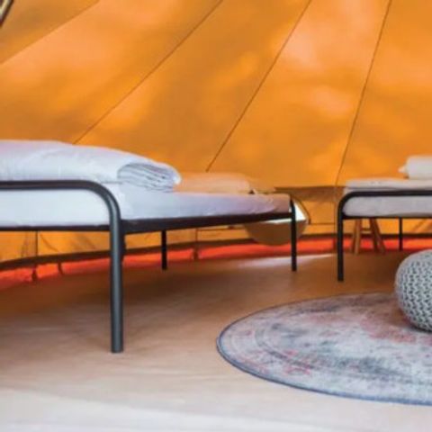 Tente en toile et en bois 3 personnes - Tente tipi