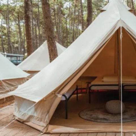 TENTE TOILE ET BOIS 3 personnes - Tente tipi