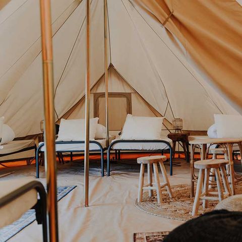 TENTE TOILE ET BOIS 4 personnes - Emperor Lodge