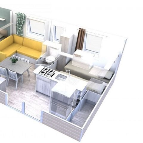 Mobile home 4 persons - PREMIUM 2 bedrooms