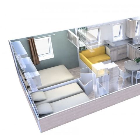 Mobilhome 8 personas - Premium - 4 habitaciones