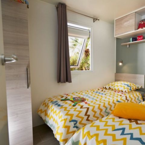 Stacaravan 6 personen - Premium 2 slaapkamers + TV